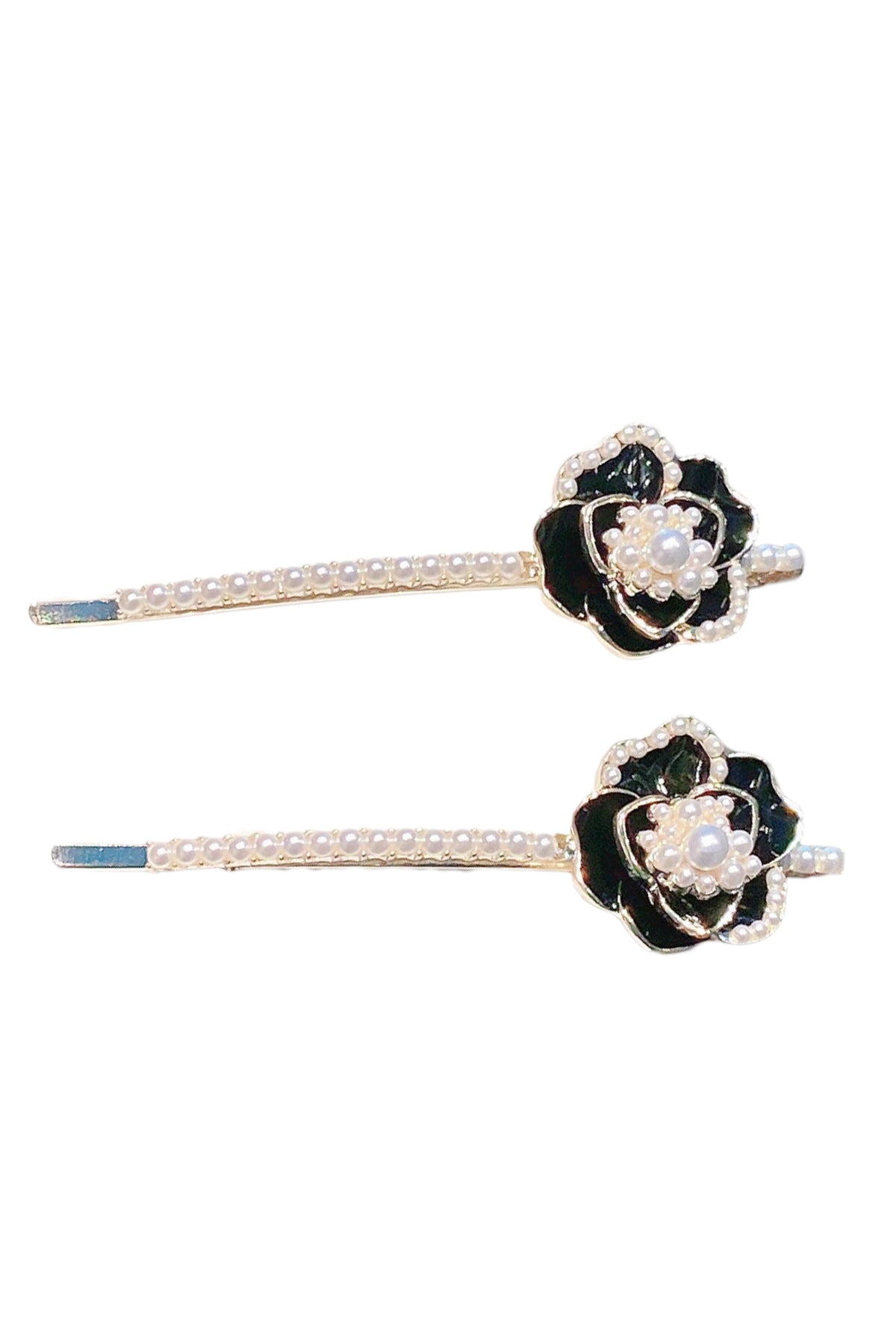 Camellia Pearl Hair Clip Set L3222