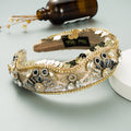 Rhinestone Sequin Velvet Headband L3224 - view 4