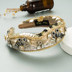 Rhinestone Sequin Velvet Headband L3224 - view 4