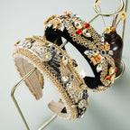 Rhinestone Sequin Velvet Headband L3224 - view 3