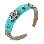 Evil Eye Rhinestone Headband L3227