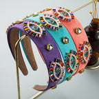 Evil Eye Rhinestone Headband L3227