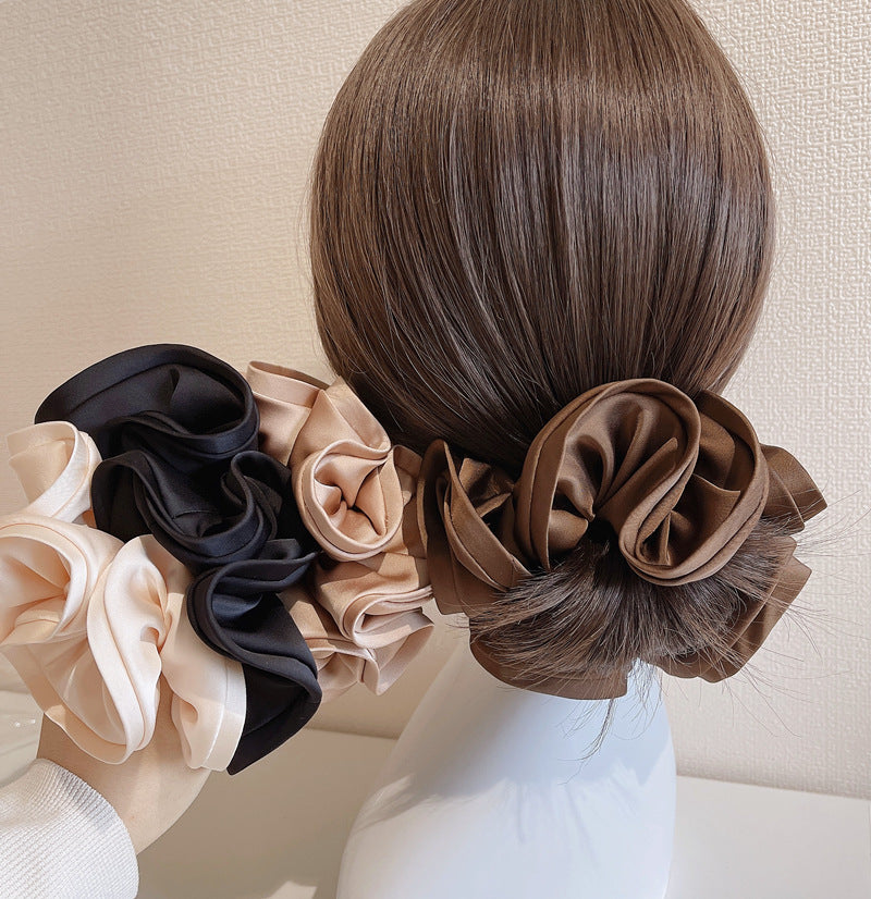 Silk Feel Hair Scrunchies L3235