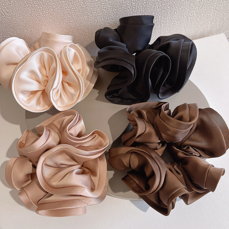 Silk Feel Hair Scrunchies L3235