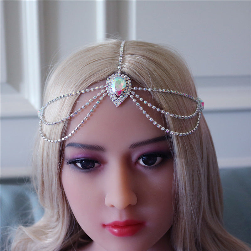 Rhinestone Tassel Hair Accessories L3242