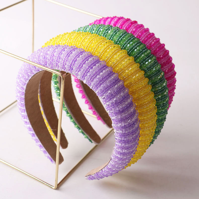 Crystal Beaded Headband L3254 - view 2