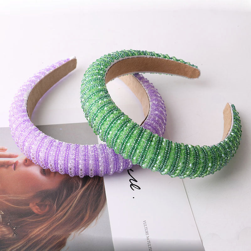 Crystal Beaded Headband L3254 - view 13