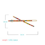Cross Rhinestone Hair Clip Set L3258