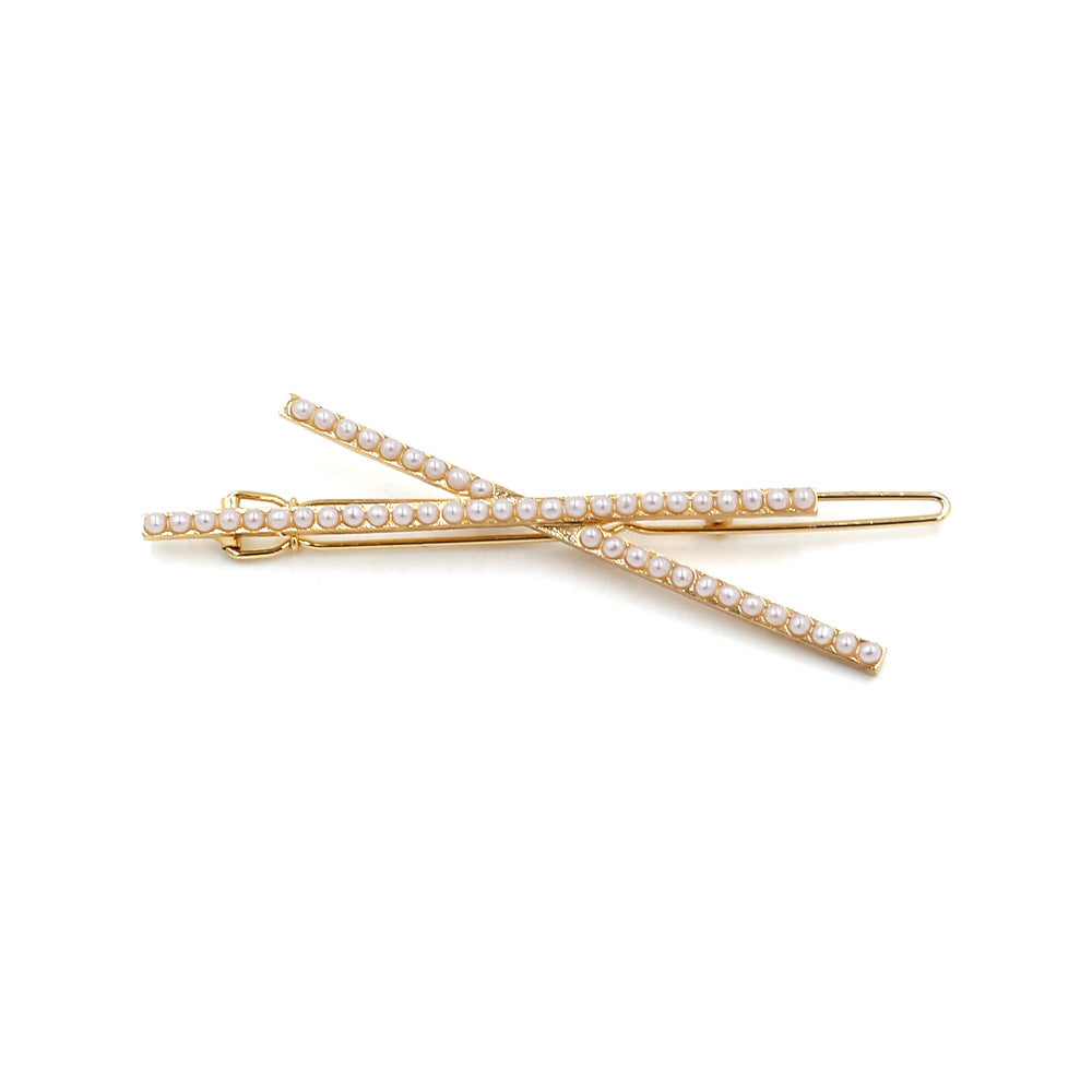 Cross Rhinestone Hair Clip Set L3258