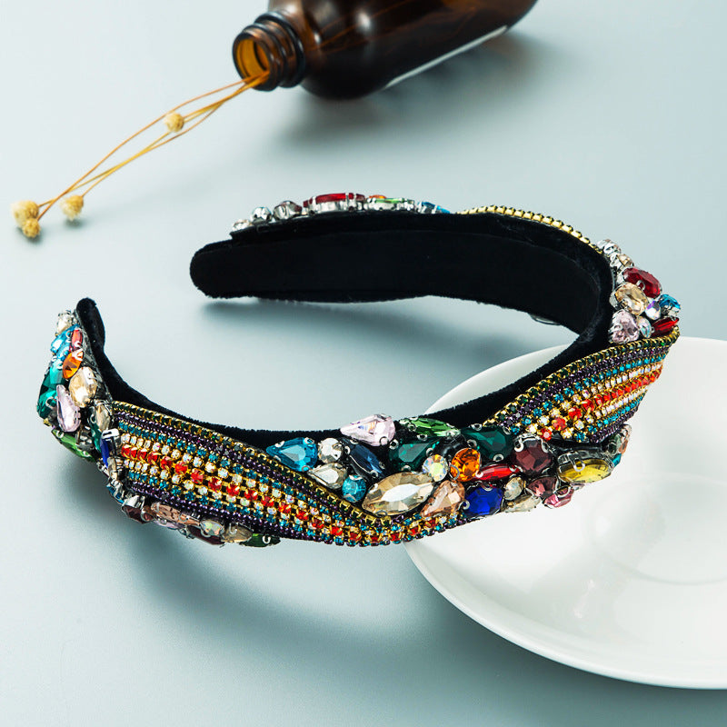 Baroque Rhinestone Headband L3286
