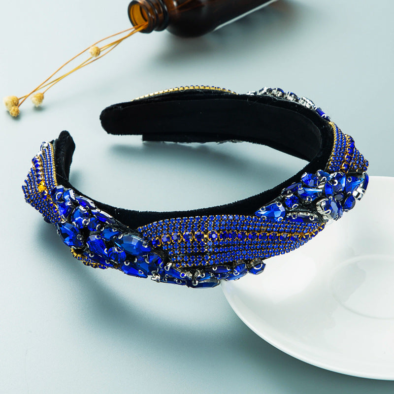 Baroque Rhinestone Headband L3286