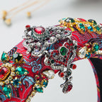 Baroque Flower Rhinestone Headband L3299