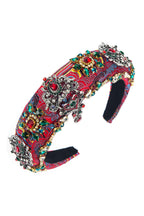 Baroque Flower Rhinestone Headband L3299
