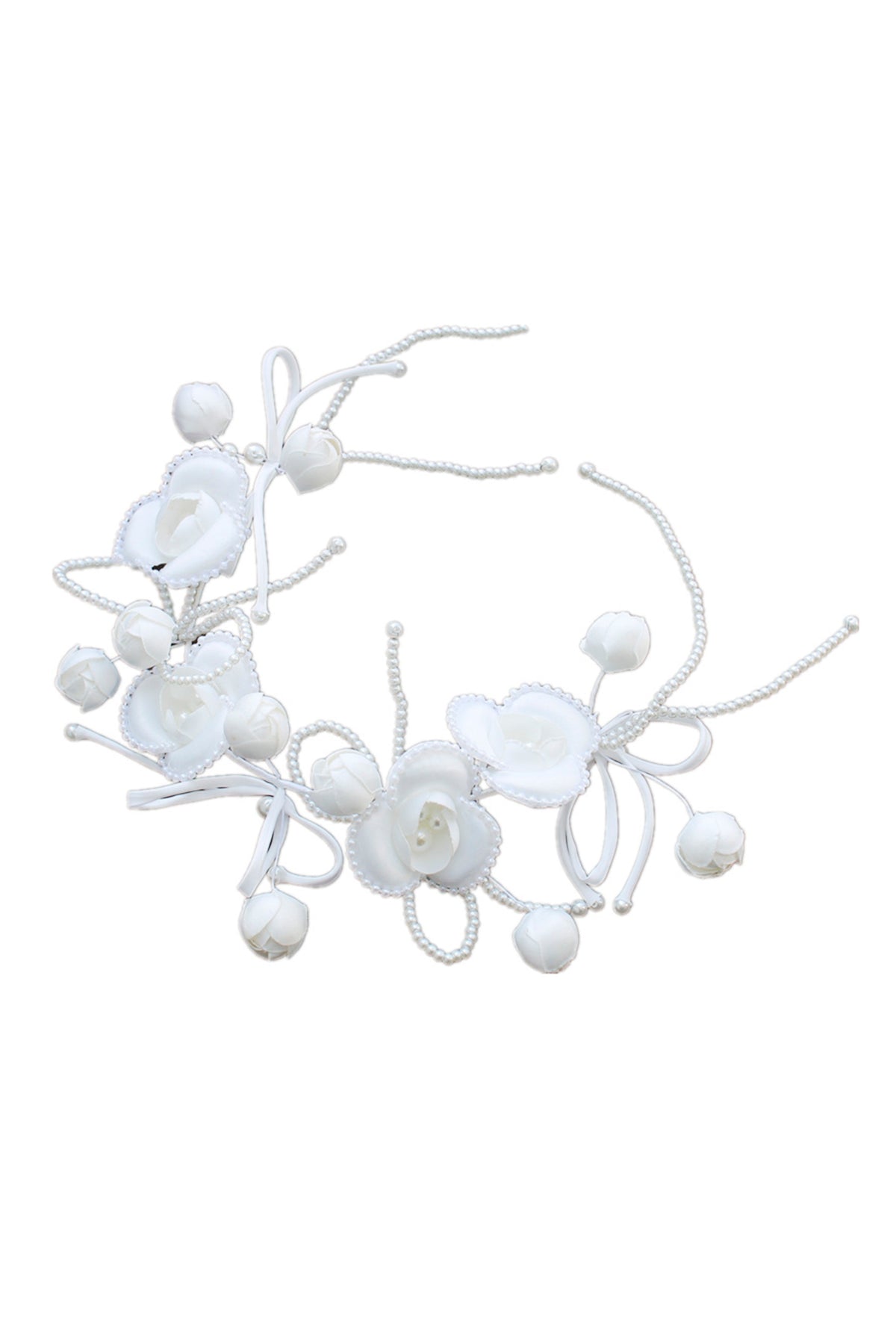Floral Pearl Headband L3317 - view 3