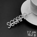Scorpio Rhinestone Head Clip L3324