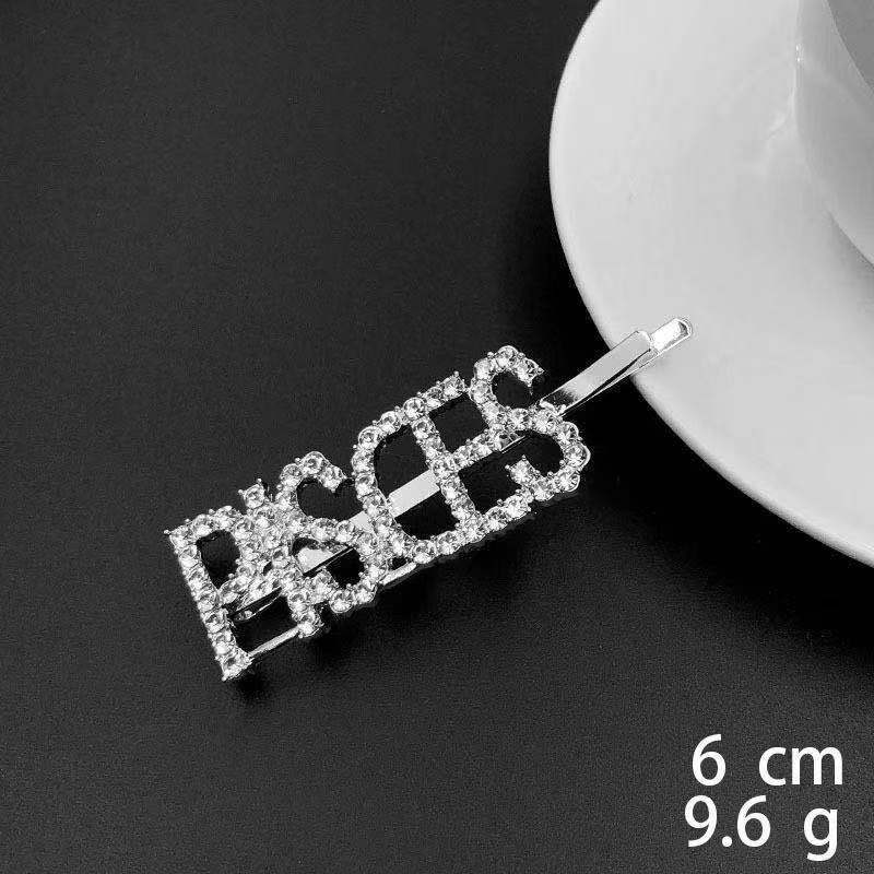 PISCES Rhinestone Head Clip L3329