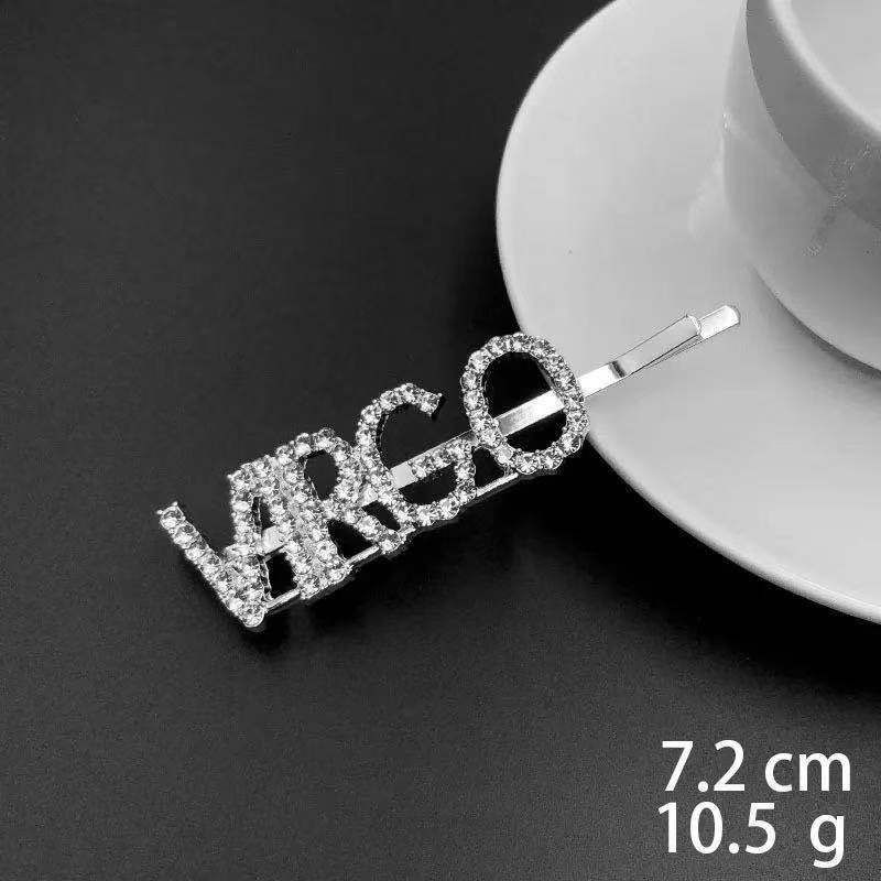 Virgo Rhinestone Head Clip L3332