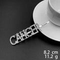 CANCER Rhinestone Head Clip L3334
