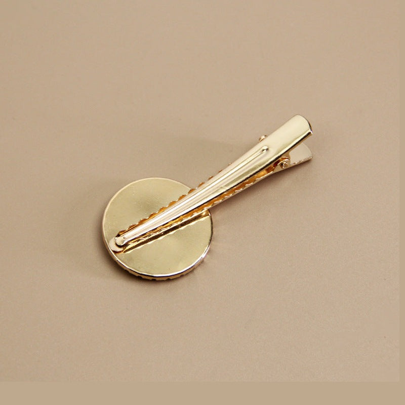 Leopard Print Rhinestone Hairpin L3401