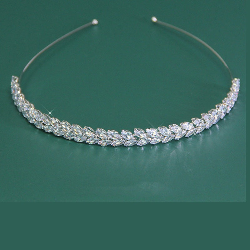Ear Of Wheat Zircon Headband L3402