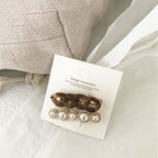 Chain Acrylic Pearl Hair Clip L3414