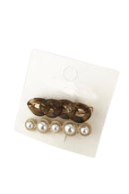 Chain Acrylic Pearl Hair Clip L3414