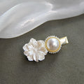 Flower Pearl Alloy Hair Clip L3418