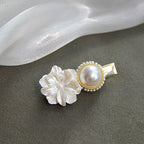 Flower Pearl Alloy Hair Clip L3418