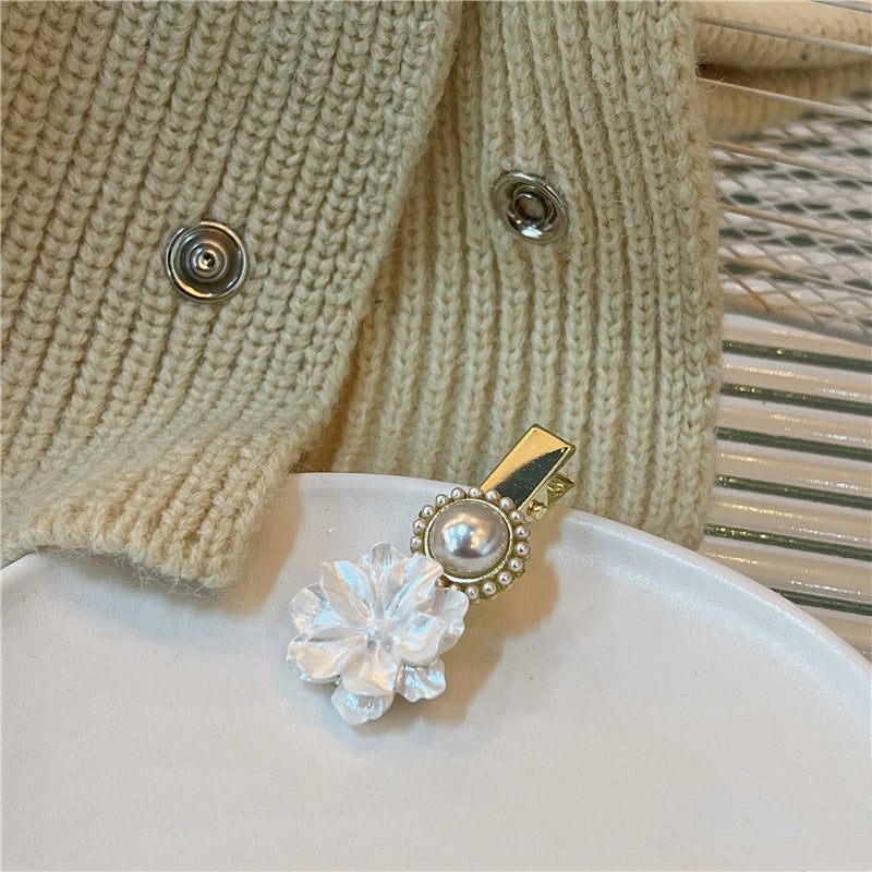 Flower Pearl Alloy Hair Clip L3418