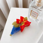 Floral Acrylic Hair Clips L3421
