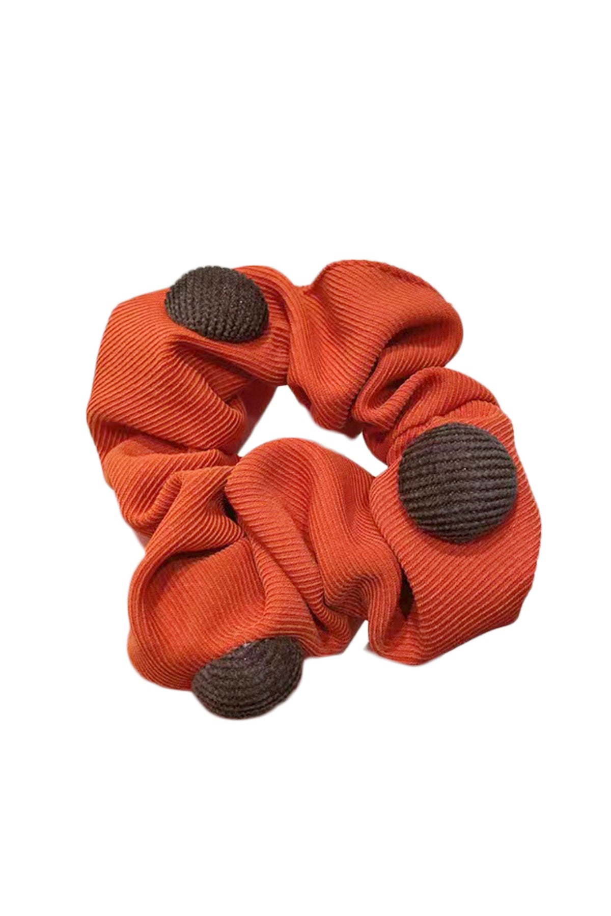 Button Hair Scrunchies L3426
