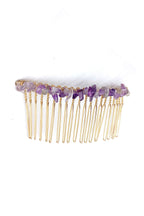 Irregular Natural Stone Hair Comb L3446