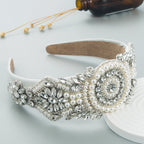 Pearl Rhinestone Headband L3475 - view 4