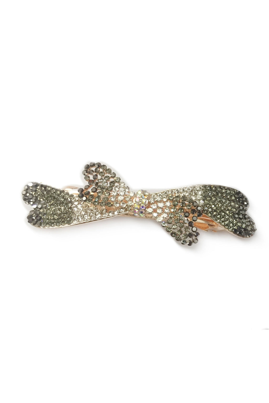 Bow Rhinestone Hair Clip L3496