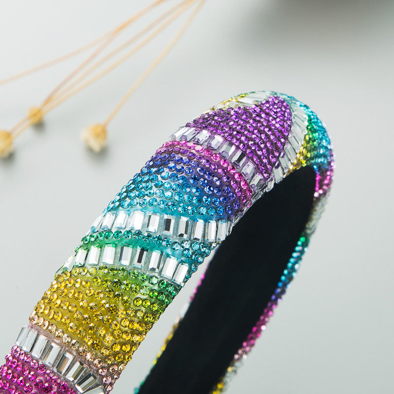 Rhinestone Sponge Headband L3536 - view 9