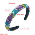 Rhinestone Sponge Headband L3536 - view 2