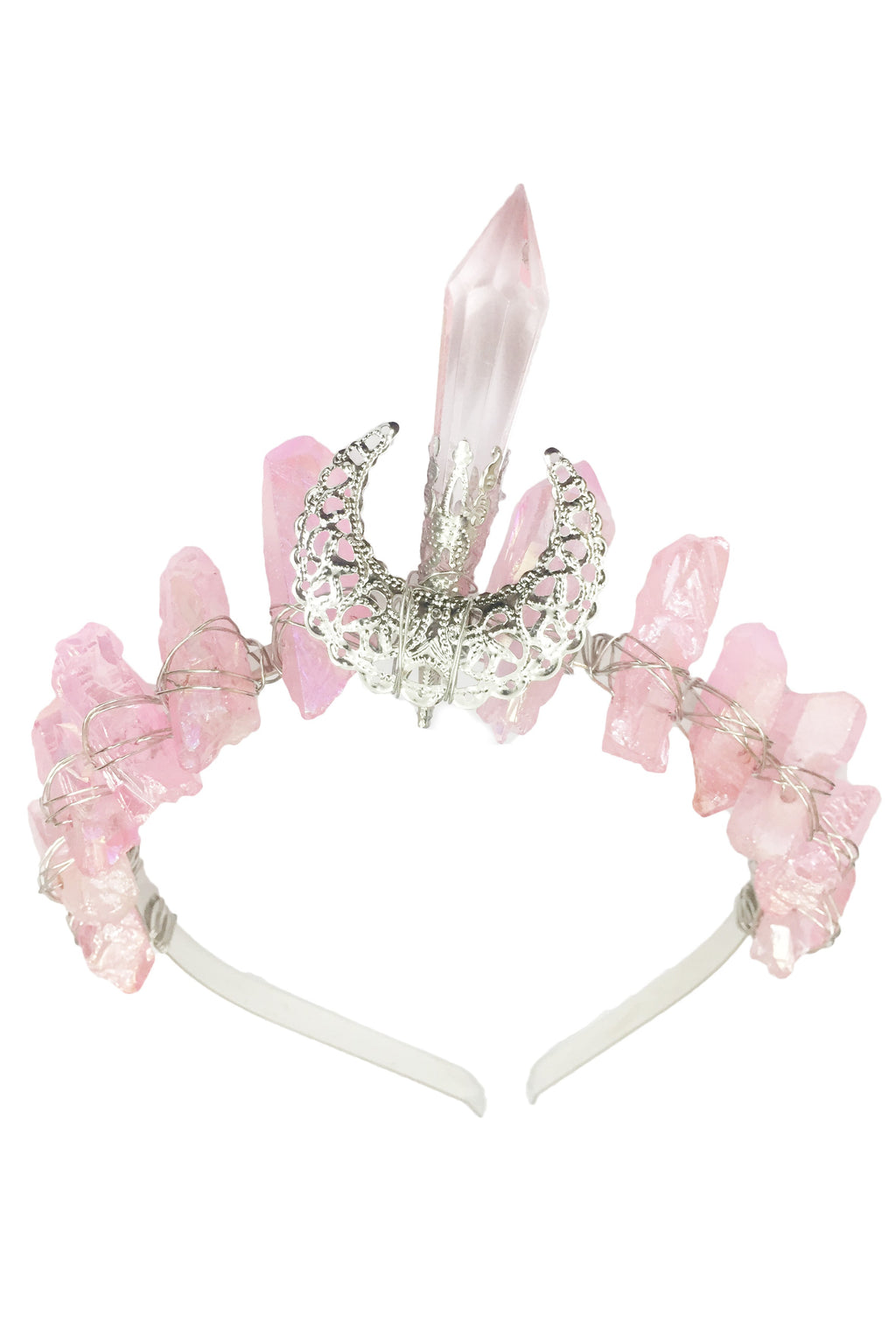 Moon Scepter Quartz Column Headband L3608 - view 2