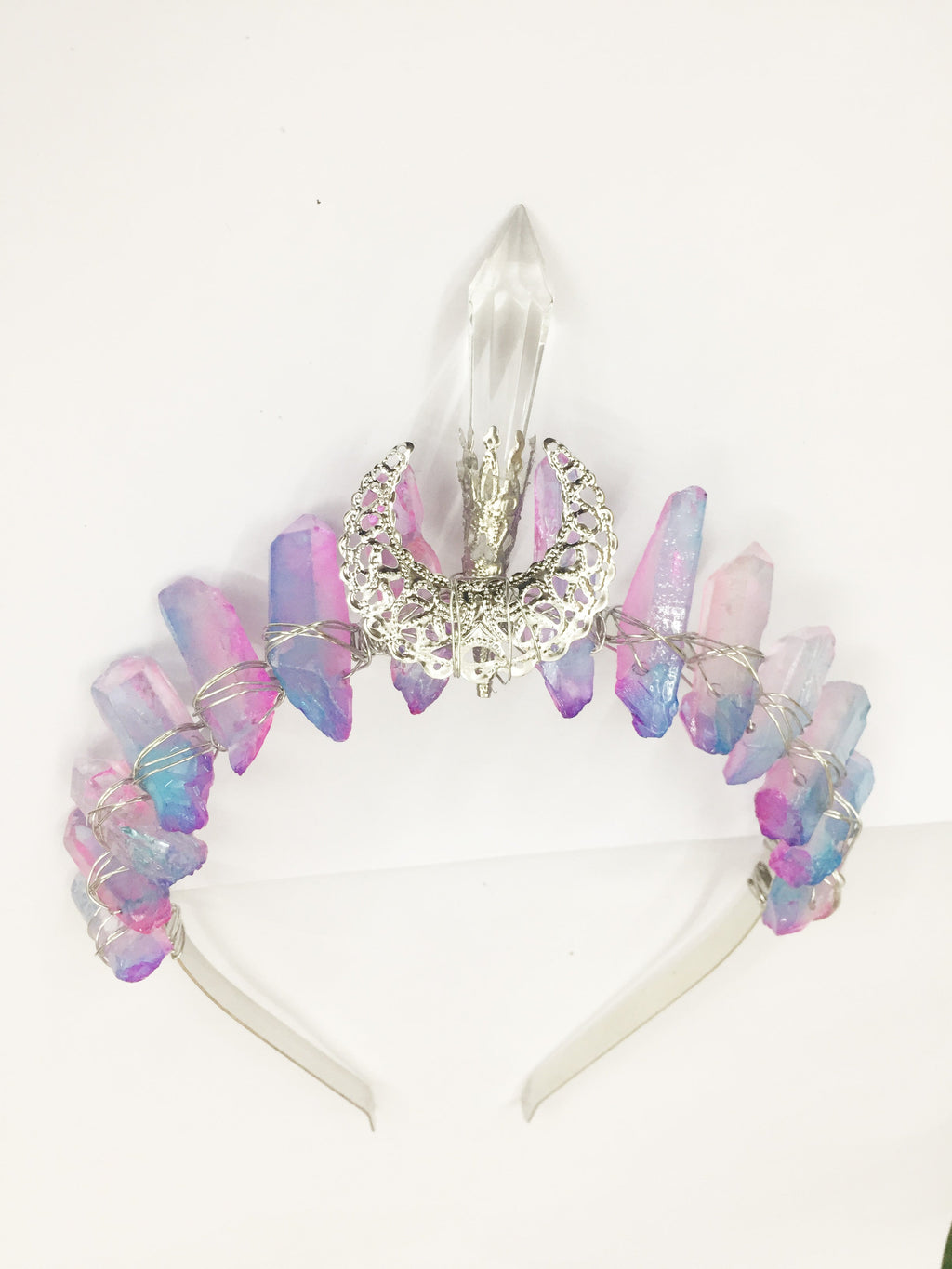 Moon Scepter Quartz Column Headband L3608 - view 7