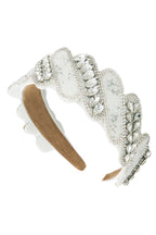 Baroque Rhinestone Seed Bead Headband L3682