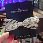 Bow Rhinestone Hair Clip L3688