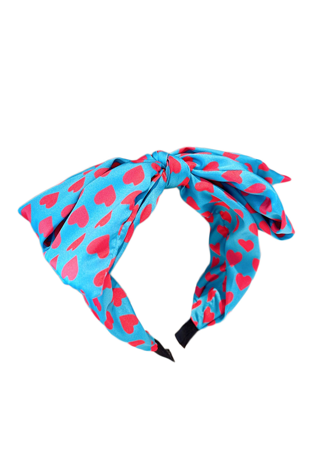 Heart Bow Fabric Headband L3702