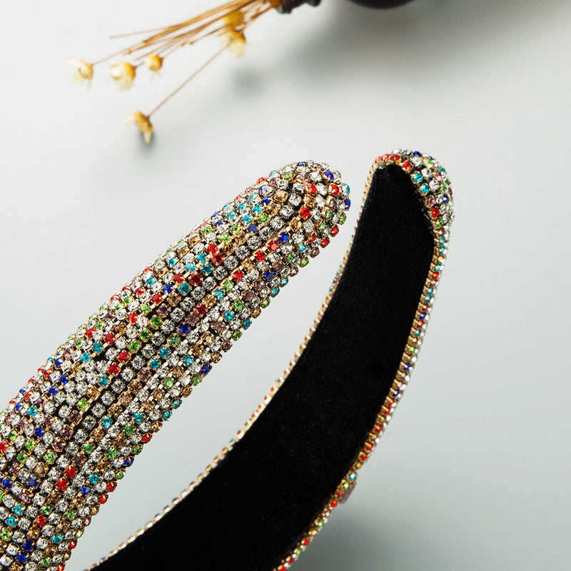 Rhinestone Sponge Headband L3728