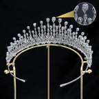 Cubic Zirconia Crown Hair Accessories L3743
