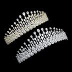 Cubic Zirconia Crown Hair Accessories L3743