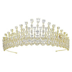 Cubic Zirconia Crown Hair Accessories L3743