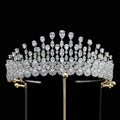 Cubic Zirconia Crown Hair Accessories L3743