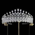 Cubic Zirconia Crown Hair Accessories L3743