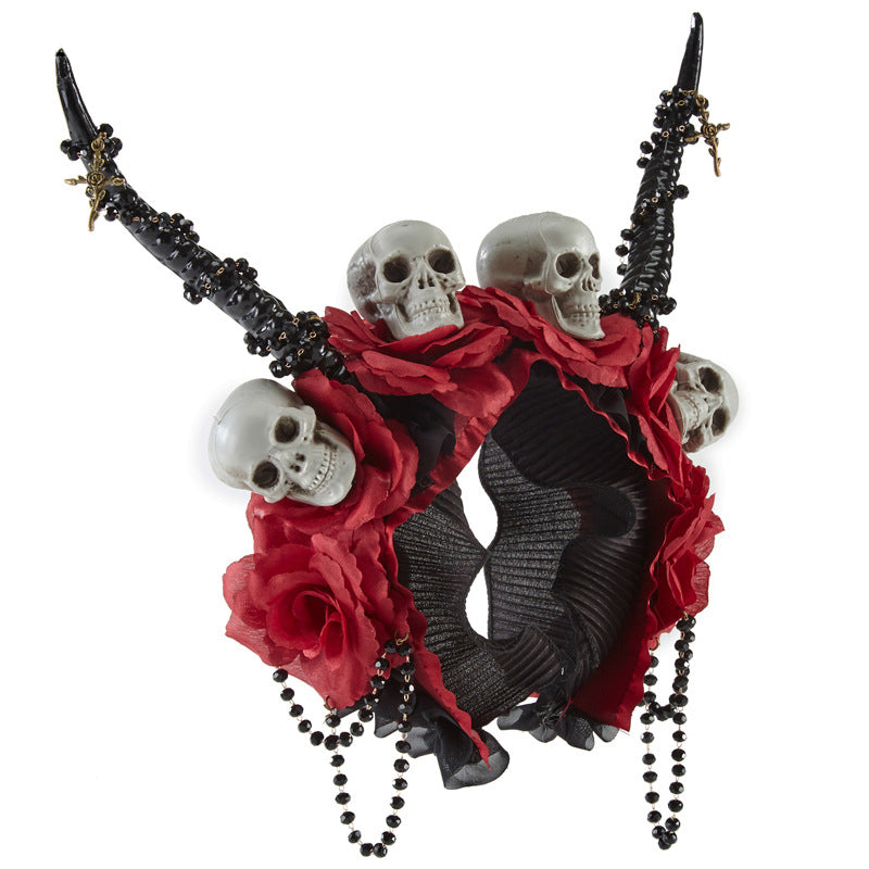 Gothic Horn Rose Headband L3782 - view 2