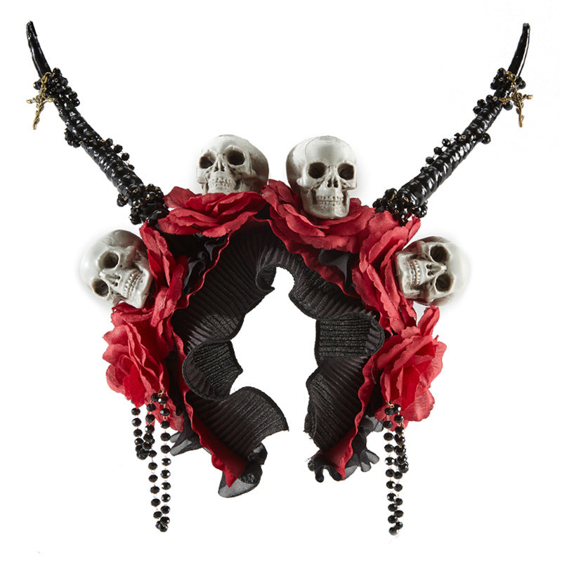 Gothic Horn Rose Headband L3782 - view 5