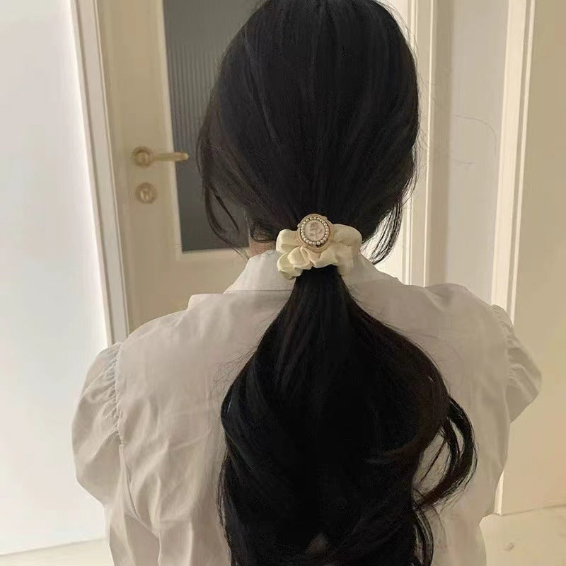 Rose Pendant Hair Scrunchies L3822